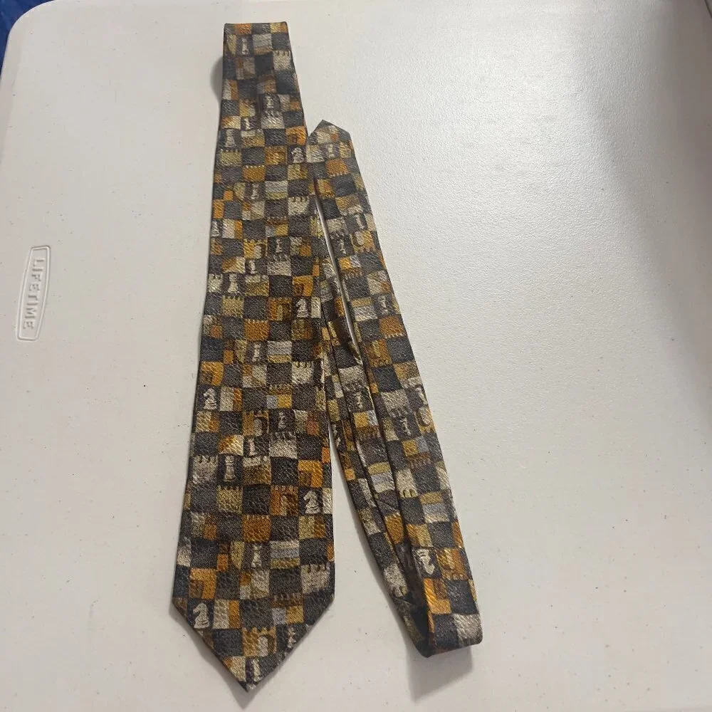 Ermenegildo Zegna Mens Silk Necktie